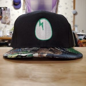 Dirtybird Egg Snapback Hat w/ Wild Animal Brim
